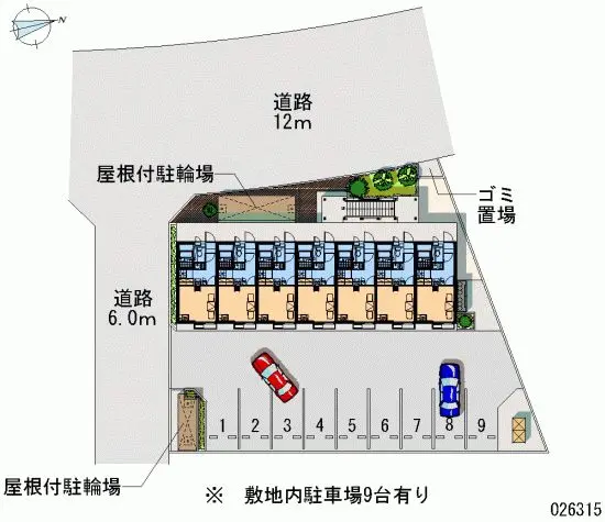 ★手数料０円★久喜市伊坂　月極駐車場（LP）